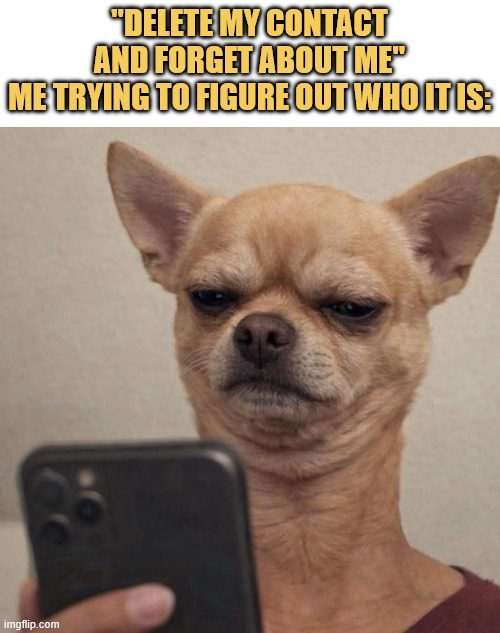 I don't even know you girl 