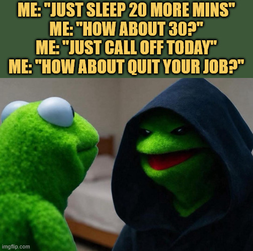 My inner evil is dumb  meme