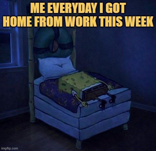 I am depressed from all the work 