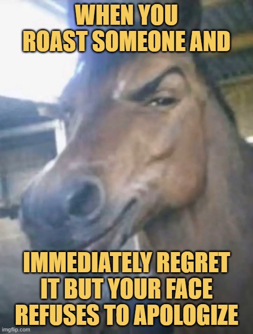 When you roast someone and. meme