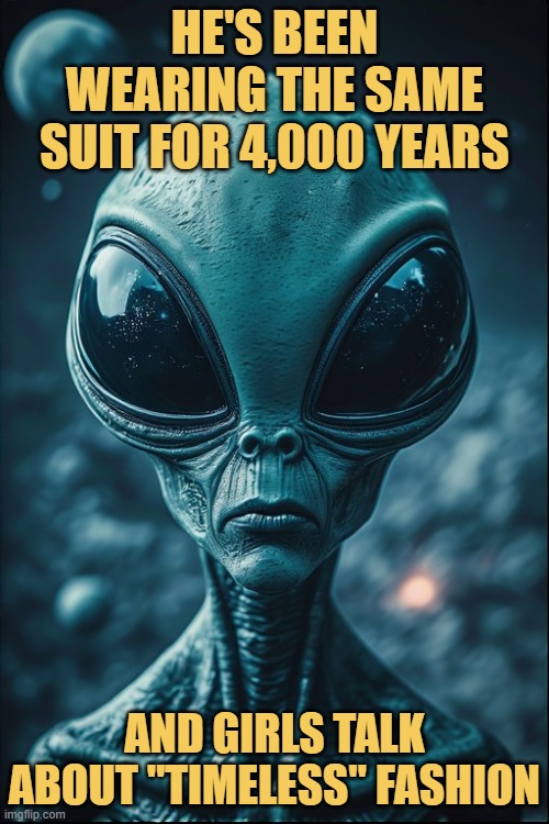 Fashion icon alien  meme