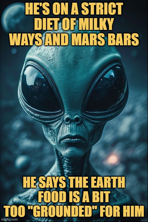 The diet is out of this world  meme