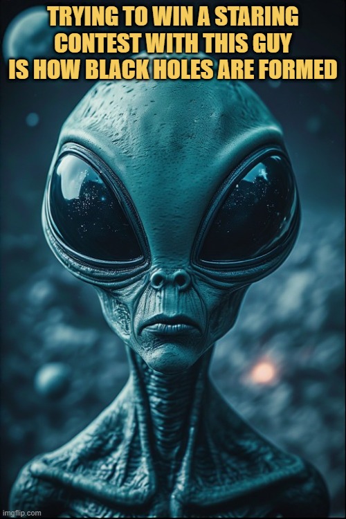 Eye contact is hard for every species LOL  meme