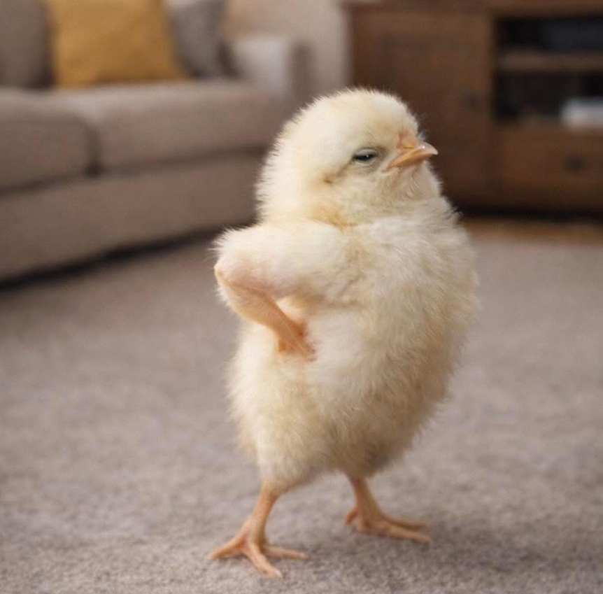 Chicken With Back Pain 