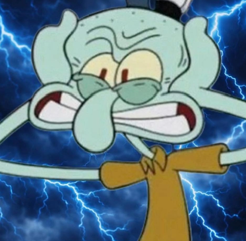 Angry Squidward Tentacles