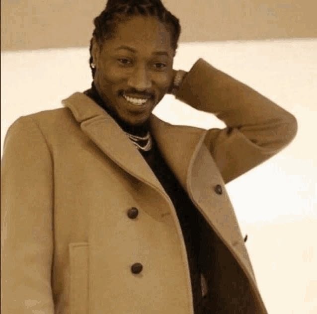 rapper future itching his head meme template