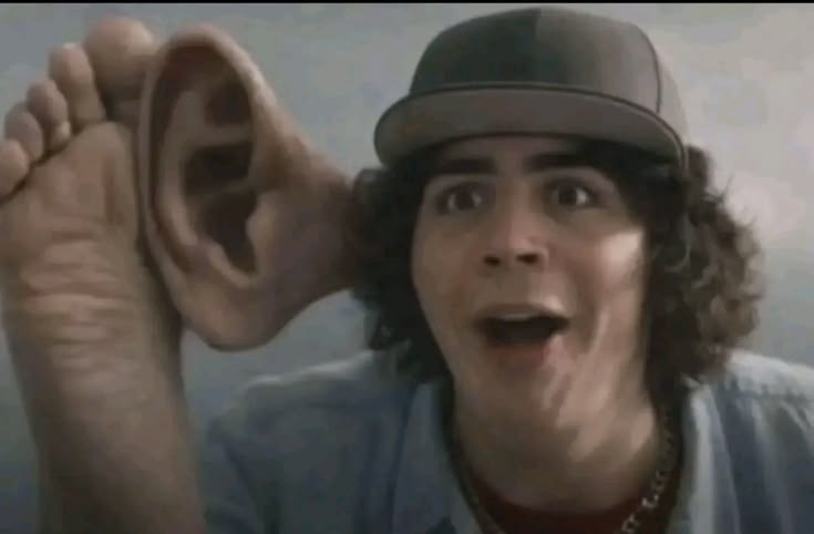 listening something exciting meme template