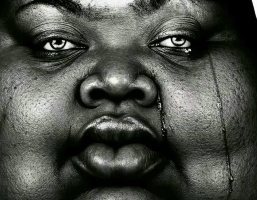 fat black man crying hd meme template