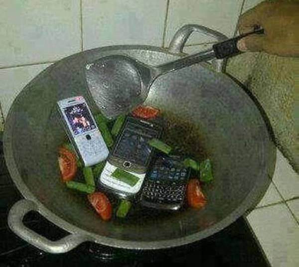 Sauteed Mobile Phones