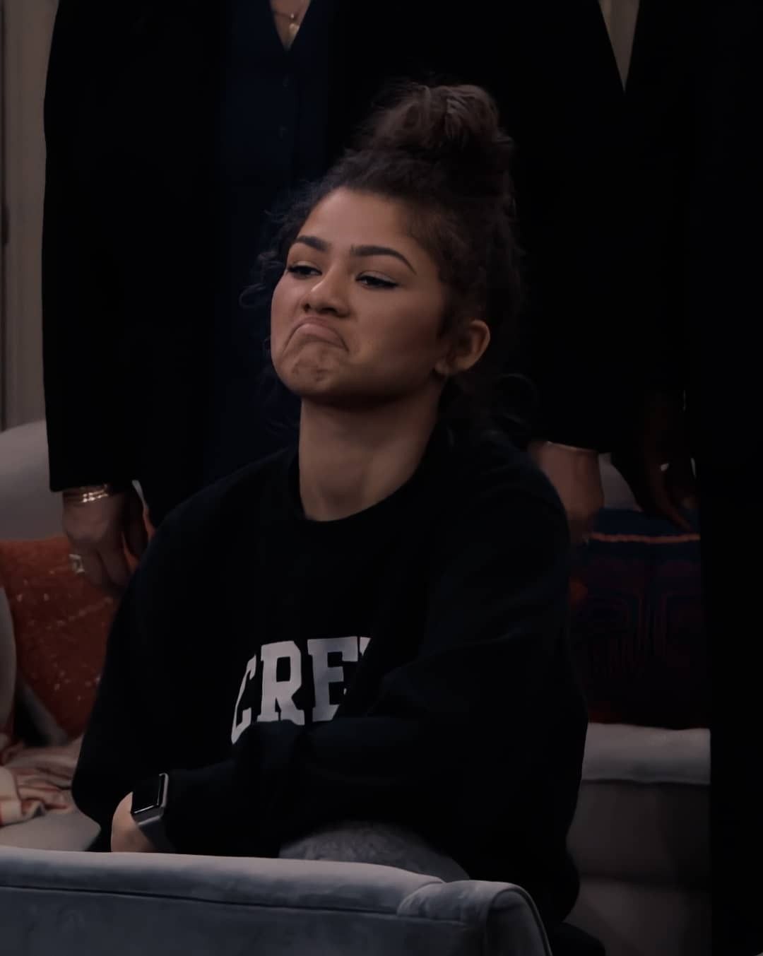 Spiderman actress thinking