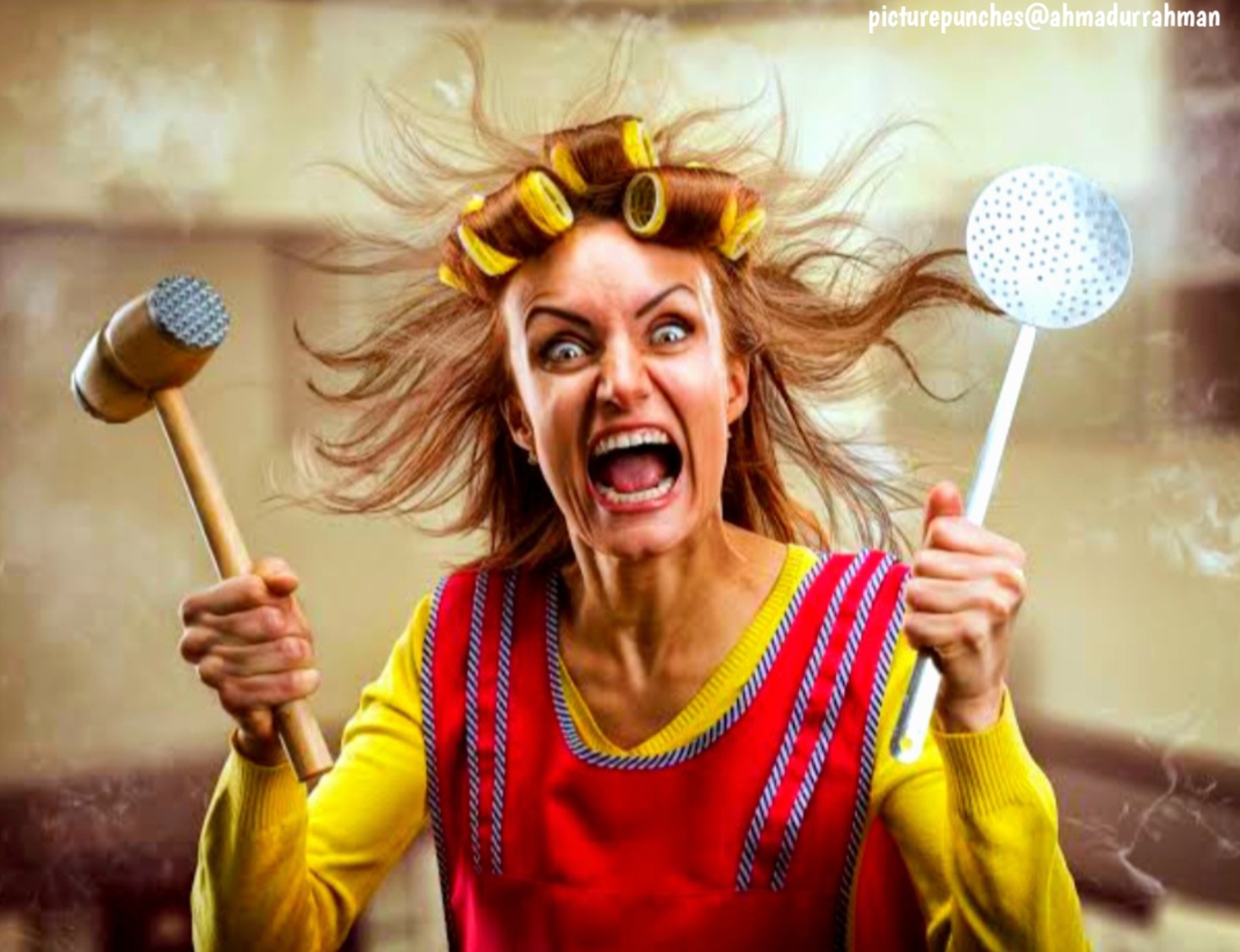 Angry wife 