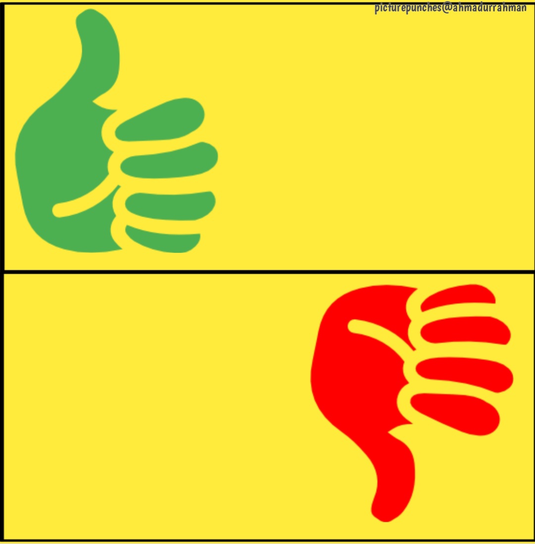 Humourous Like vs dislike 