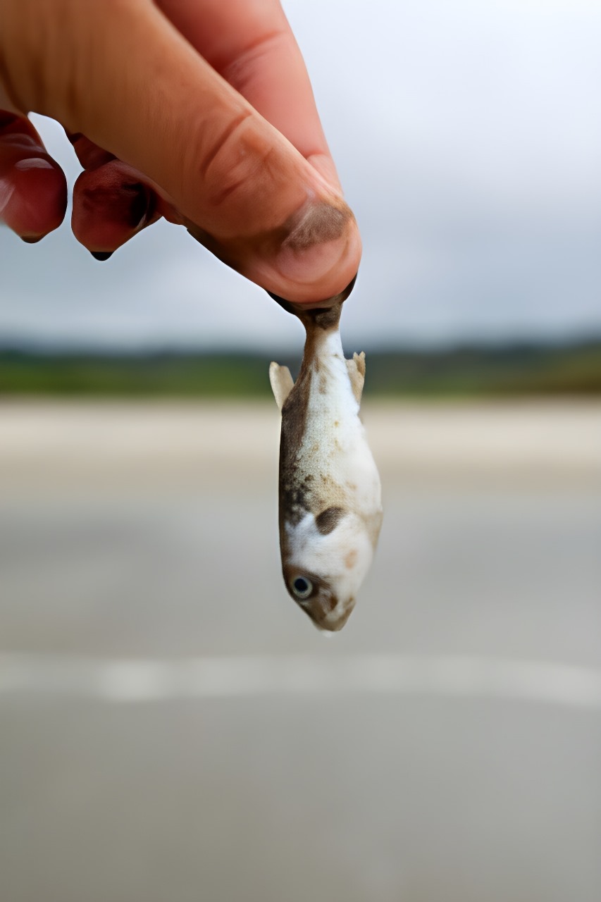 Hand Holding Fish