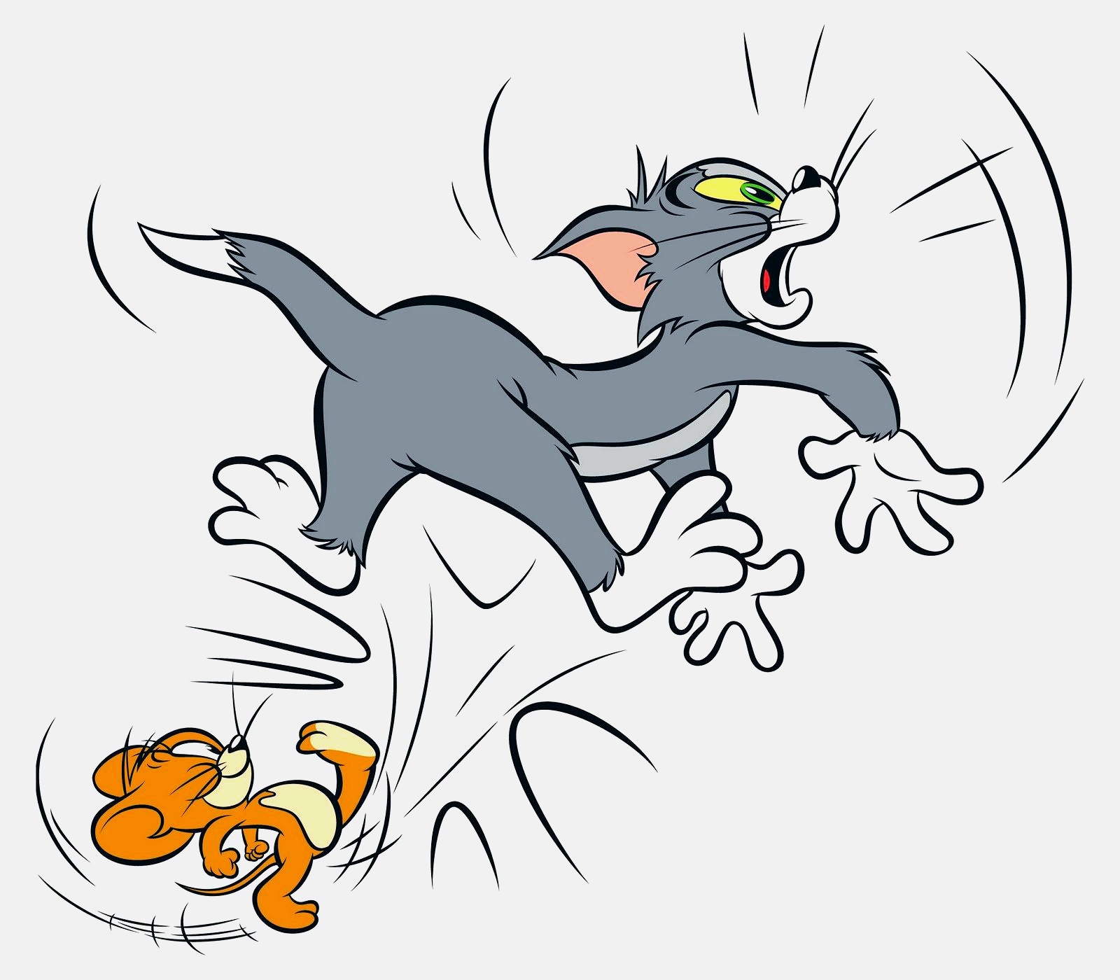 Jerry kicking tom cartoon 
