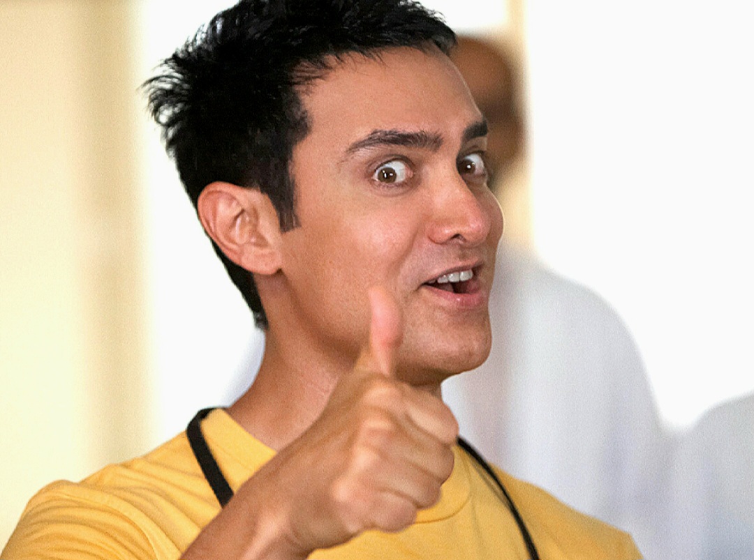 Bollywood actor showing thumb
