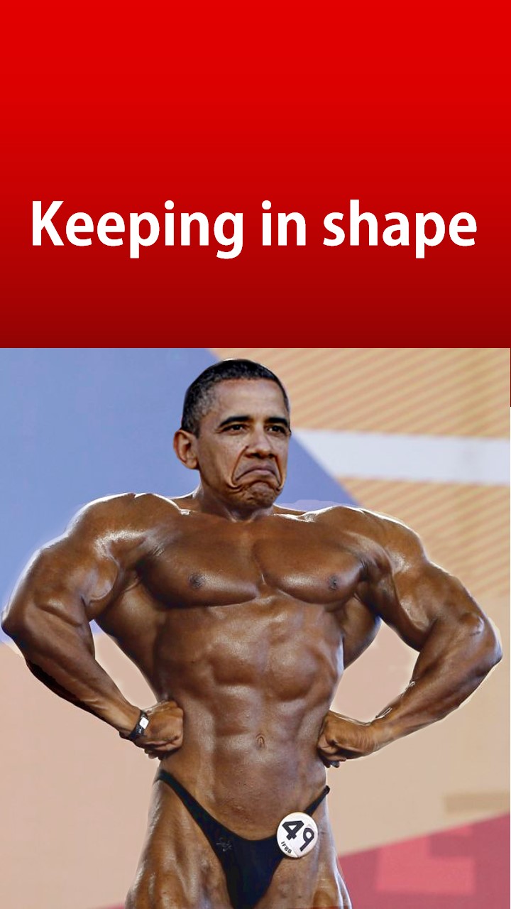 Yes we can ... keep in shape