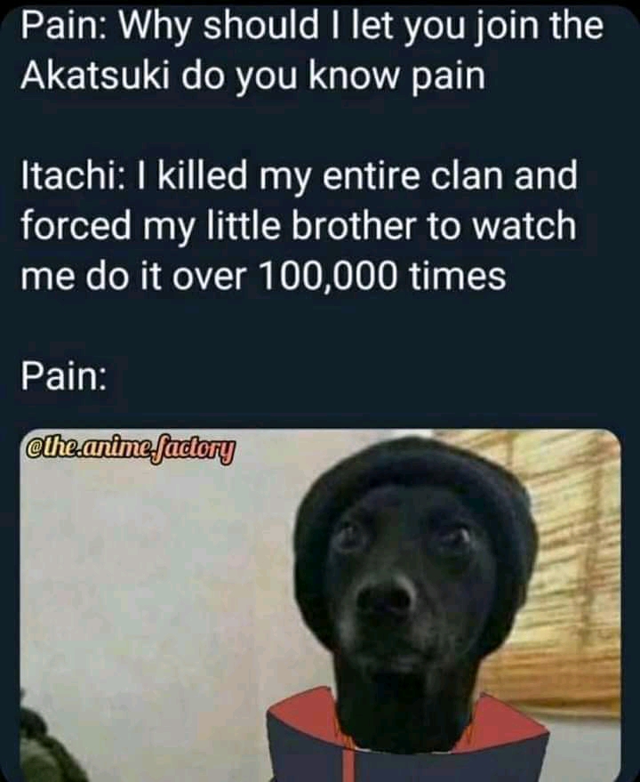 Too much pain 😂